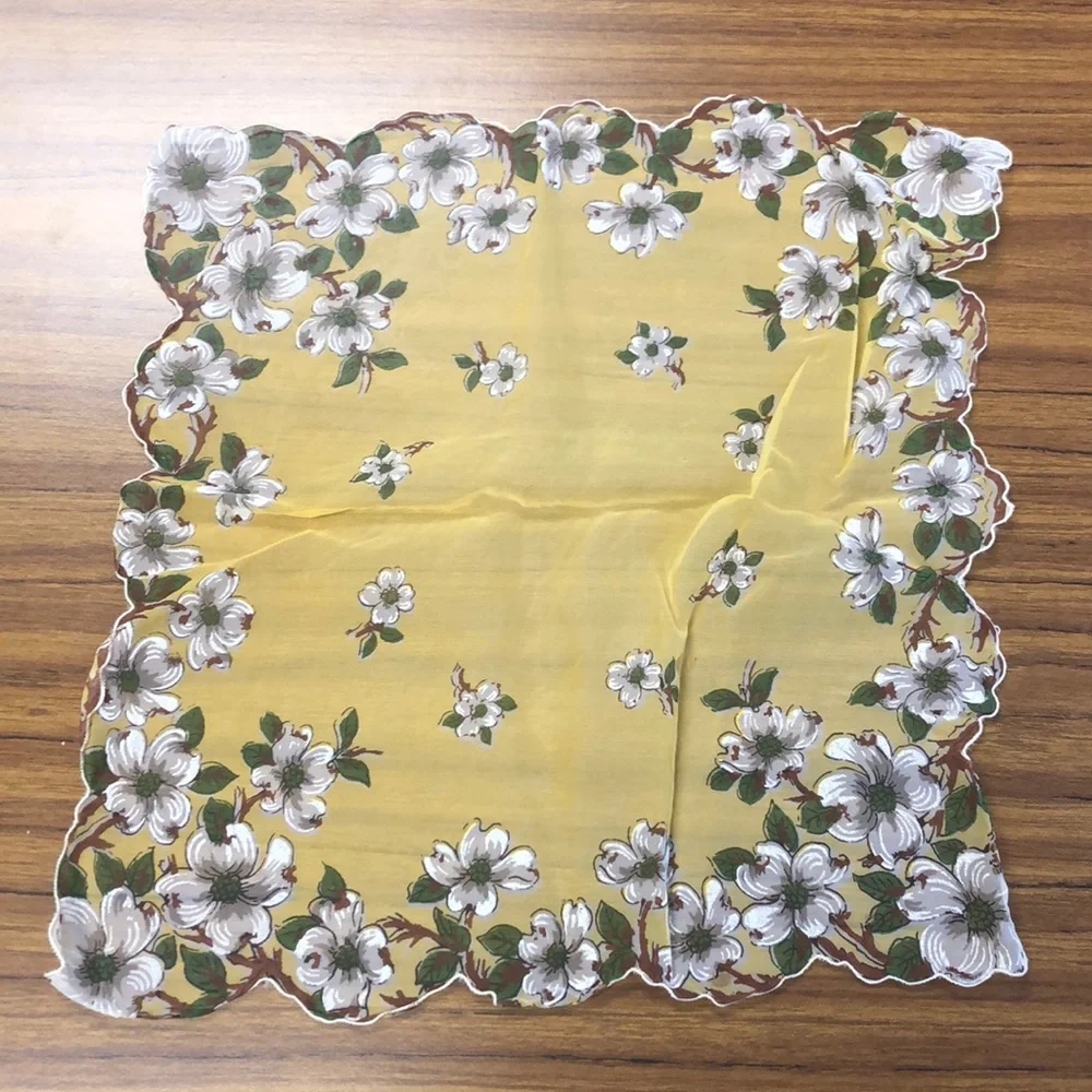 Vintage Handkerchief or Pocket Square